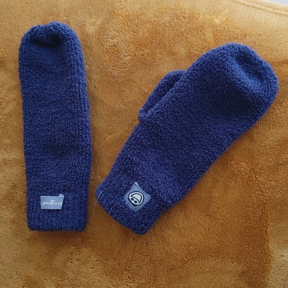 🔥🔥🔥LIFE IS GOOD blue super soft mittens OSFA new without tags - Picture 2 of 6